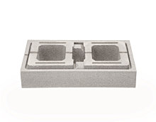 Murblok Nordic Wall grå 60x30x12 cm